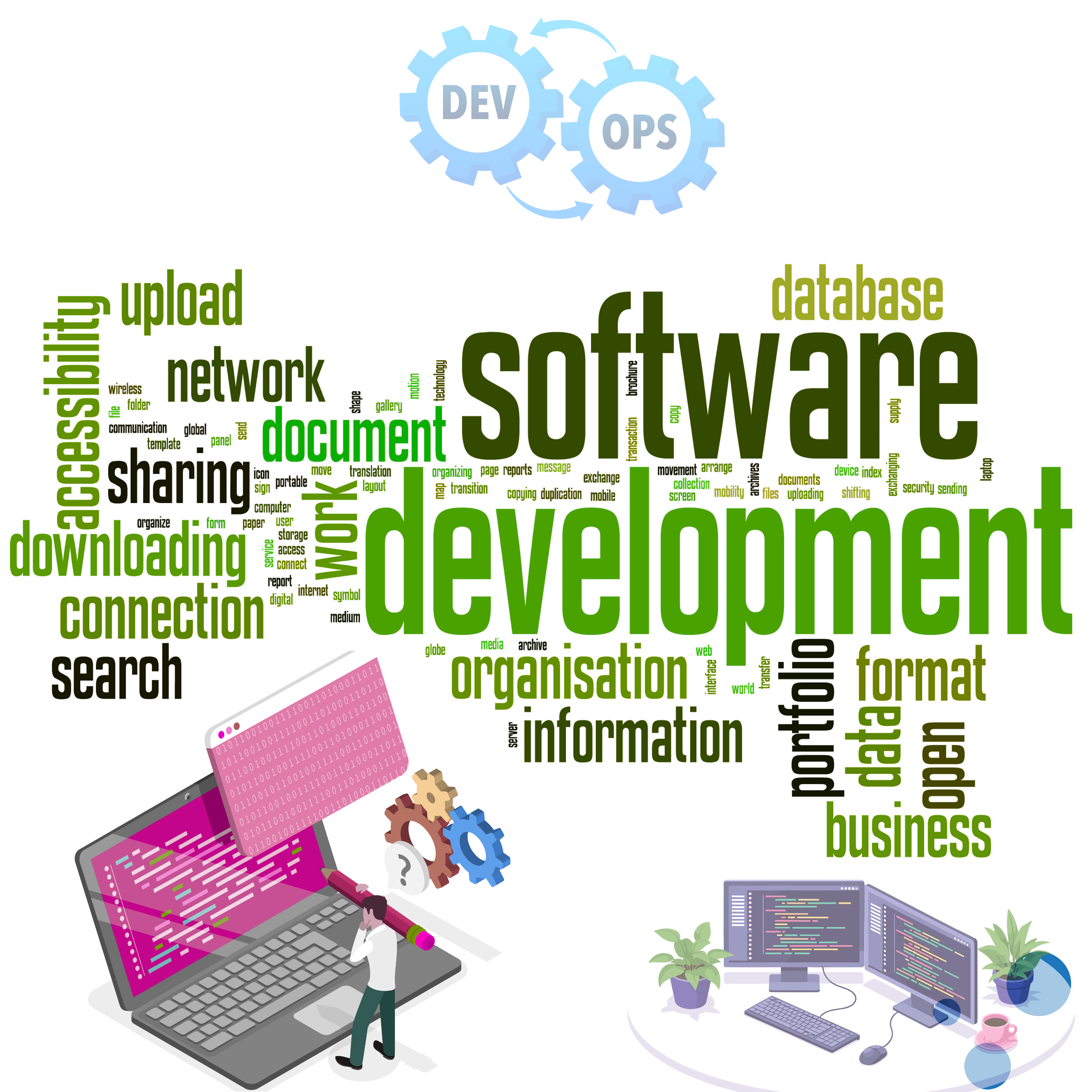 Web Development Illustration